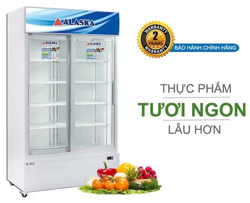 9 lý do nên lựa chọn tủ mát Alaska 800 lít SL-8CS cho các cửa hàng kinh doanh thực phẩm