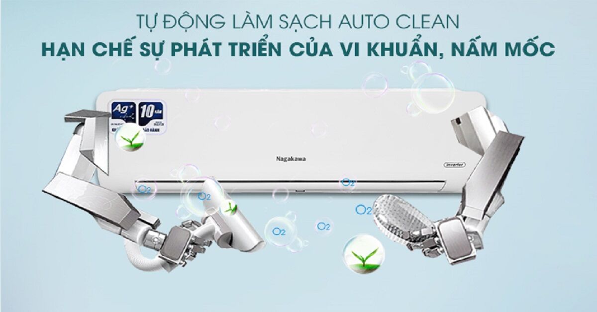 Từ A đến Z về điều hòa Nagakawa 1 chiều 9000BTU/h Inverter NIS-C09R2H08