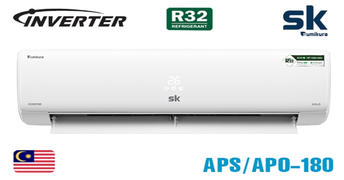Từ A – Z về điều hòa Sumikura APS/APO-180/GOLD 18000BTU 1 Chiều Inverter Gold R32