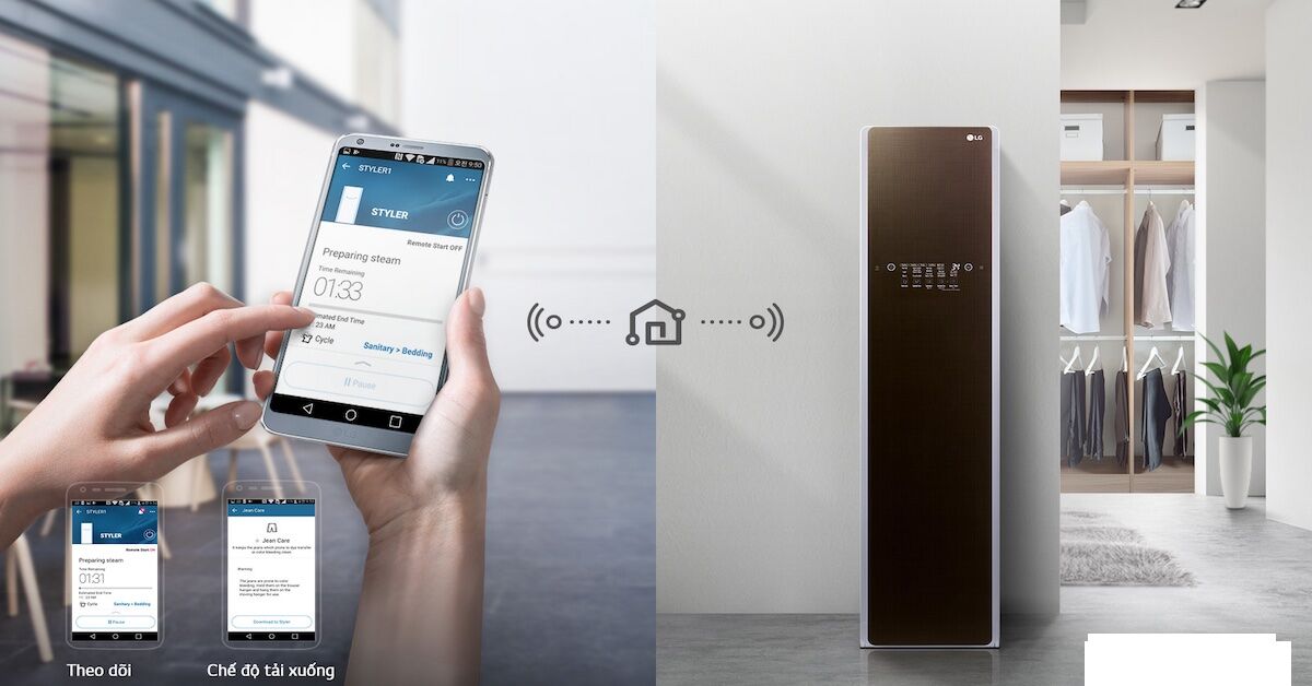 Tủ chăm sóc quần áo LG Styler xứng danh "người hùng" của gia đình