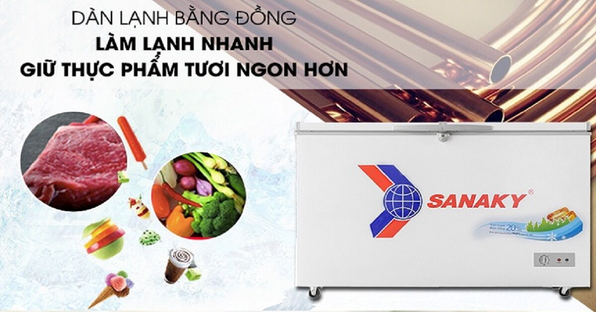 Tủ đông 400L Inverter Sanaky 1 ngăn VH-4099A3 giá bao nhiêu? Có gì đặc biệt?