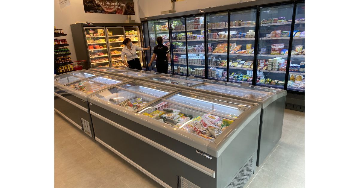 Tủ đông công nghiệp - Thiết bị bảo quản thực phẩm tốt nhất cho mô hình kinh doanh cửa hàng, siêu thị