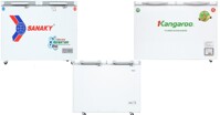 Tủ đông mát giá 10 triệu loại nào tốt giữa Sanaky, Kangaroo và Aqua?