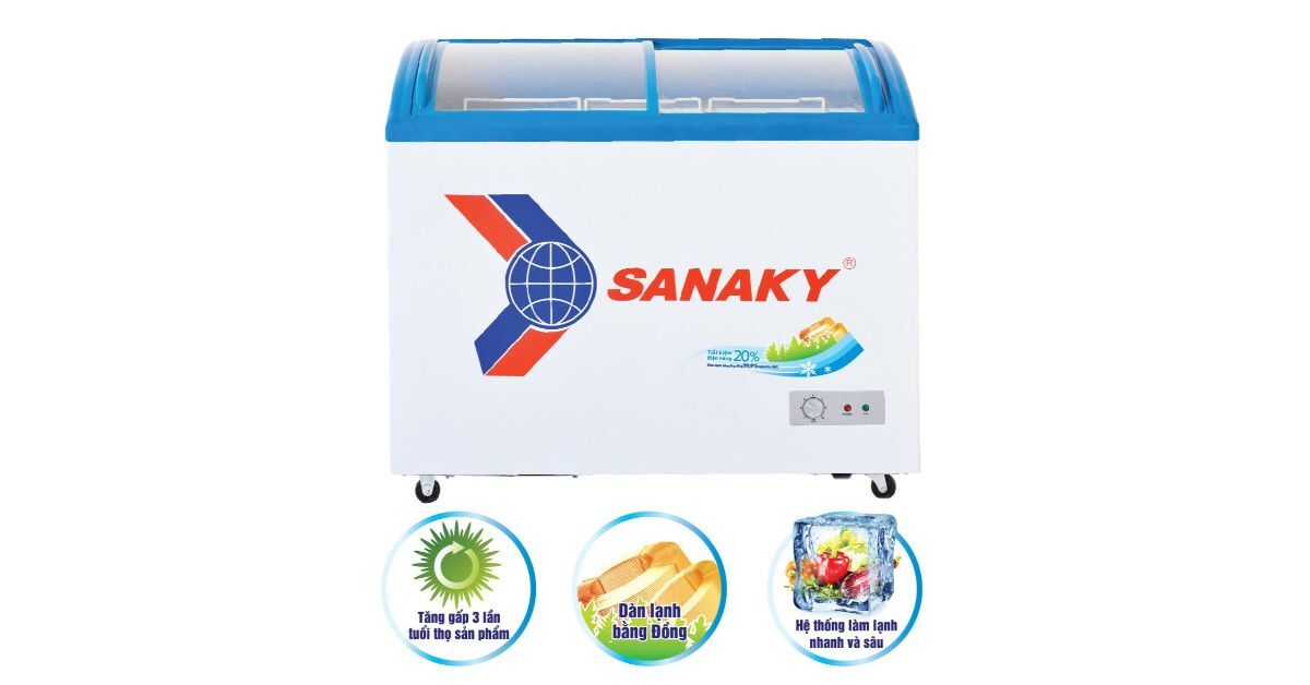 Tủ đông mát Sanaky loại nào tốt?