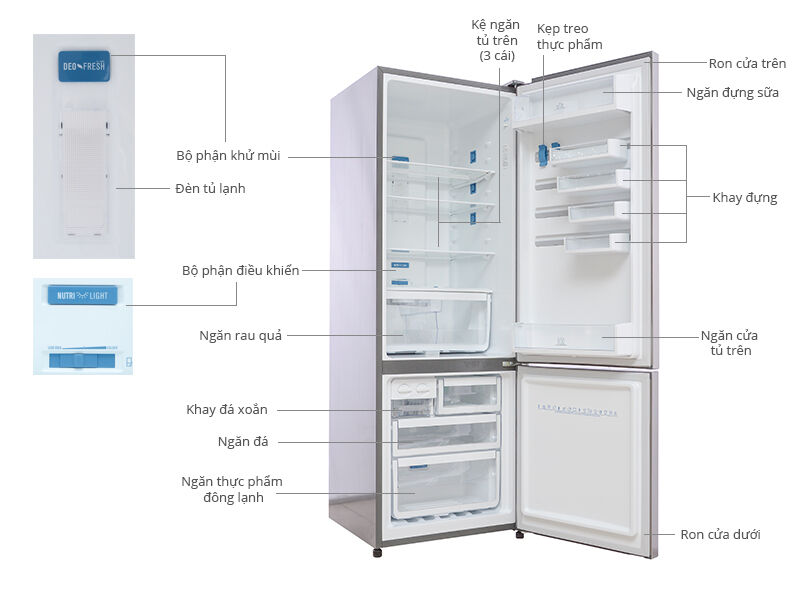 Tủ lạnh 2 cánh dung tích dưới 400 lít tốt nhất giá dưới 10 triệu đồng