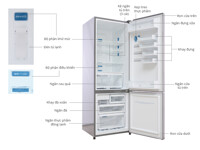 Tủ lạnh 2 cánh dung tích dưới 400 lít tốt nhất giá dưới 10 triệu đồng