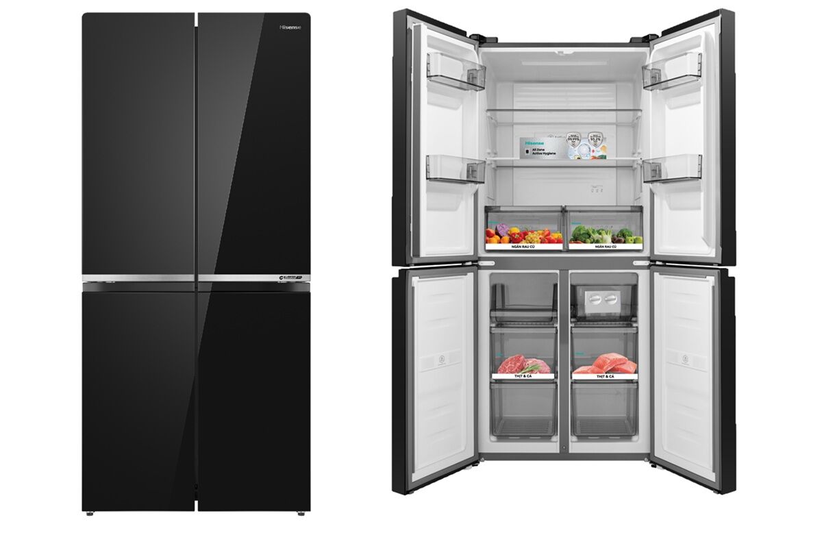 Tủ lạnh 4 cánh Hisense RQ559N4EBU giá siêu rẻ, gây bất ngờ về chất lượng