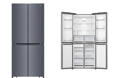 Tủ lạnh 4 cánh Hisense RQ630N4EBUI3 có làm đá tự động, giá "mềm như bún"