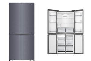 Tủ lạnh 4 cánh Hisense RQ630N4EBUI3 có làm đá tự động, giá "mềm như bún"
