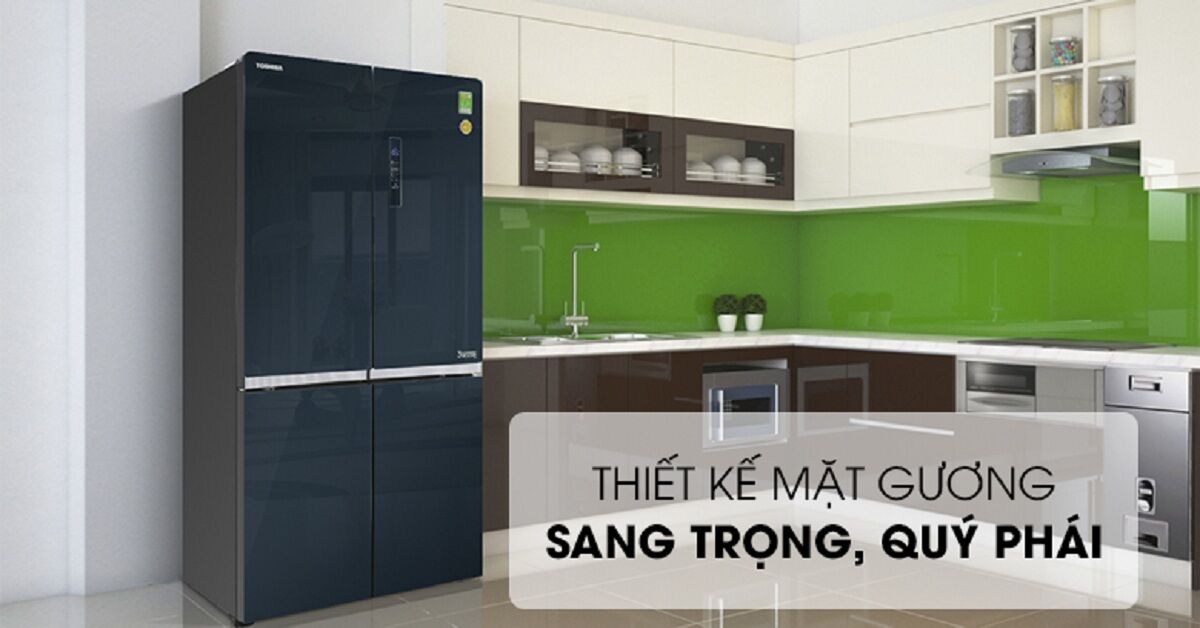 Tủ lạnh 4 cánh Toshiba inverter 622 lít GR-RF646WE-PGV(24) có tốt không?