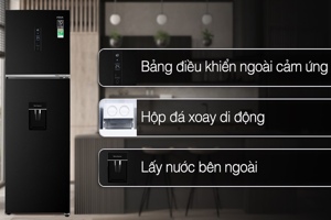 Tủ lạnh Aqua Inverter 347 lít AQR-T400FA sang trọng, tiện lợi, lý tưởng cho gia đình 3-4 thành viên