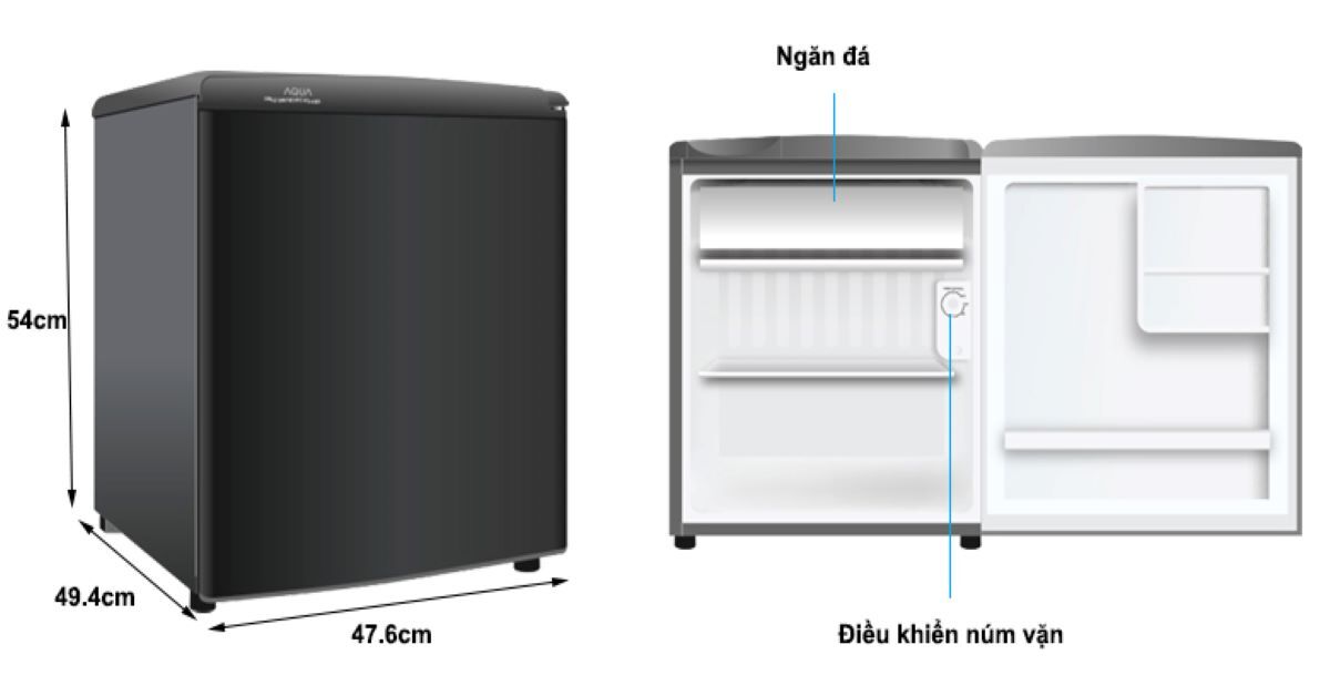 Tủ lạnh Aqua mini có tốt không? Loại nào đang hot hiện nay