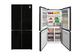 Tủ lạnh Casper 540 lít RM-D540SBS giảm giá 4 triệu đồng, có ngăn cấp đông mềm lại tiết kiệm điện