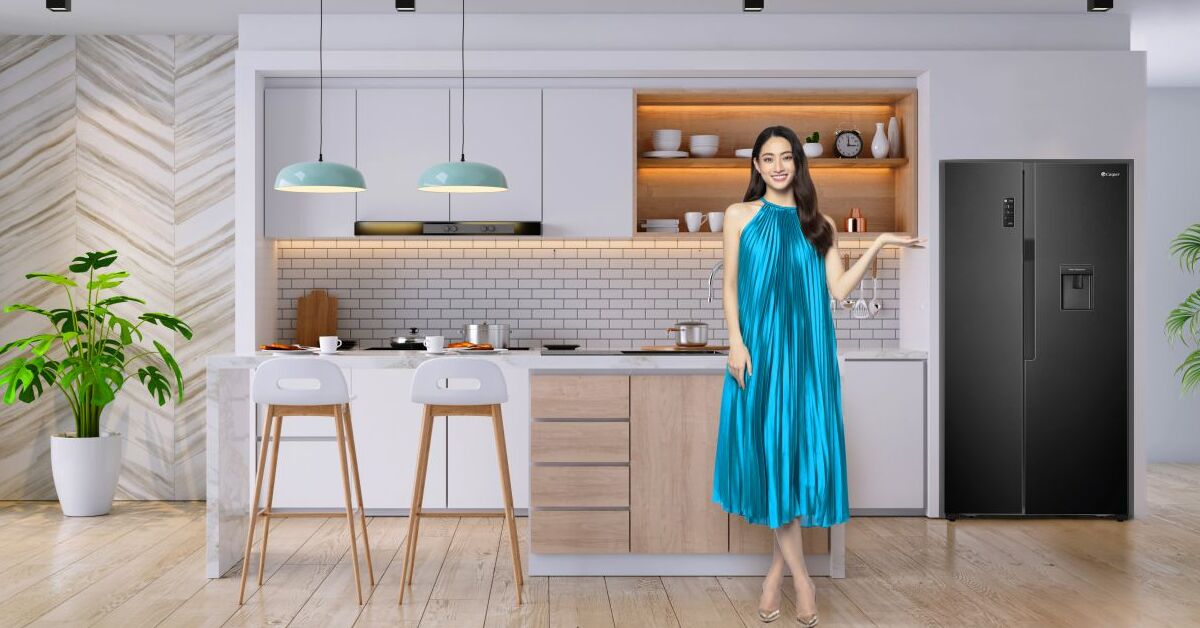 Tủ lạnh Casper RS-575VBW – chiếc tủ lạnh dung tích lớn cho gia đình đông người