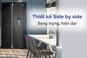 Tủ lạnh Electrolux Inverter 619 lít ESE6645A-BVN thiết kế sang trọng, tính năng vượt trội