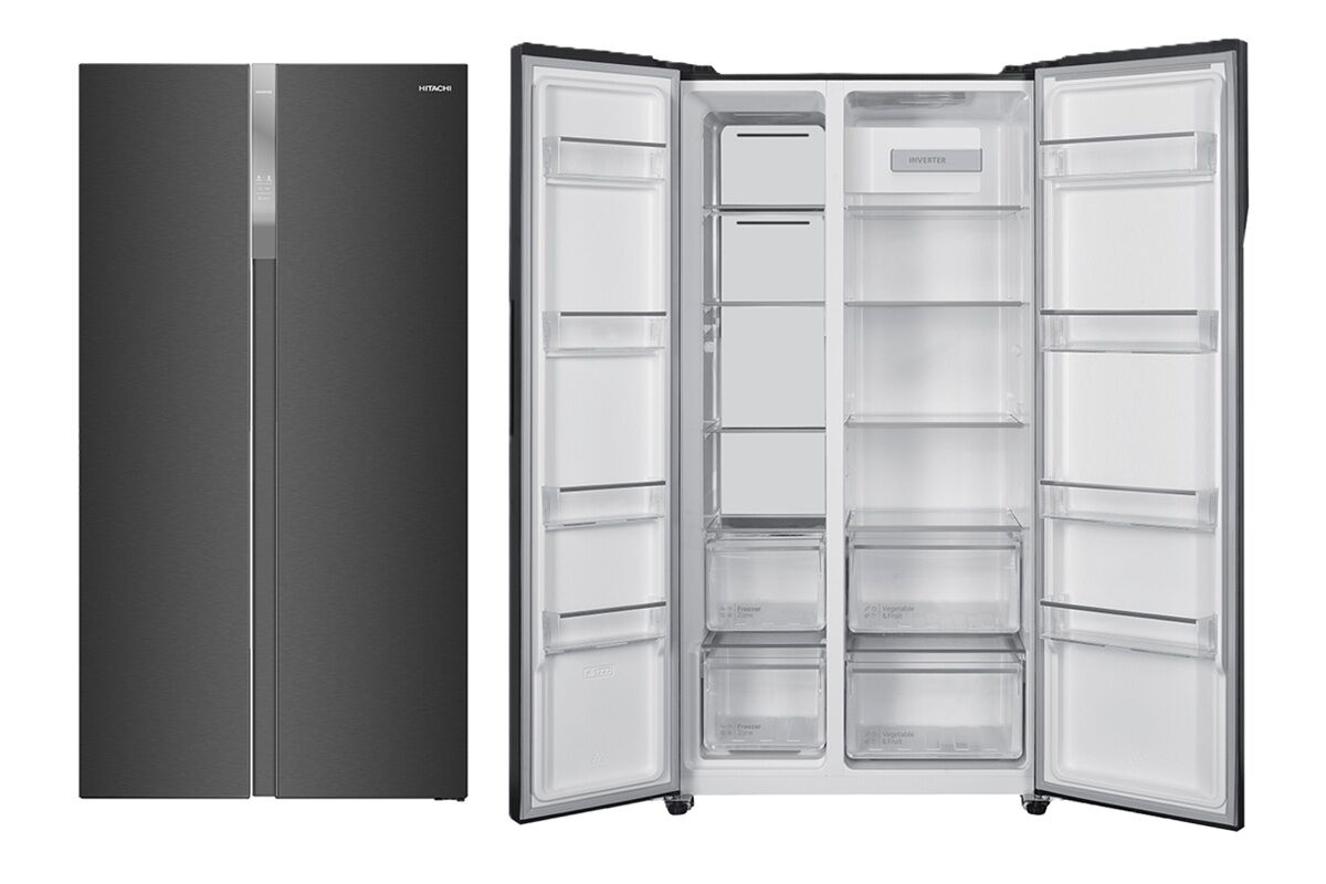 Tủ lạnh Hitachi HRSN9563DDXVN gây bất ngờ vì giá rẻ, bảng điều khiển cảm ứng mặt gương