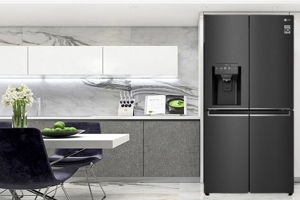 Tủ lạnh LG Inverter 494 lít GR-D22MBI dung tích lớn, thiết kế đẹp