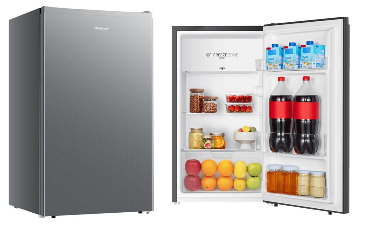 Tủ lạnh mini Hisense RR106D4ESN giá chỉ 2,95 triệu đồng, tiết kiệm điện và bảo quản thực phẩm tốt