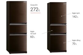 Tủ lạnh Mitsubishi Electric Inverter 272 lít MR-CX35EM phù hợp cho nhà có diện tích nhỏ