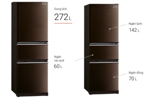 Tủ lạnh Mitsubishi Electric Inverter 272 lít MR-CX35EM phù hợp cho nhà có diện tích nhỏ