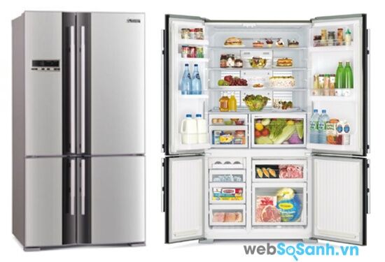 Tủ lạnh Mitsubishi MR-L78E tiết kiệm điện với chế độ Eco Mode