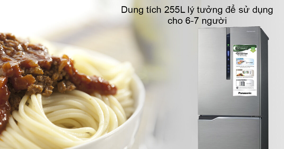 Tủ lạnh Panasonic 255 lít giá rẻ bao nhiêu tiền ? Loại nào tốt nhất ?
