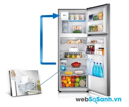 Tủ lạnh Samsung RT-38FEAKDSL bảo quản ngay cả khi cúp điện