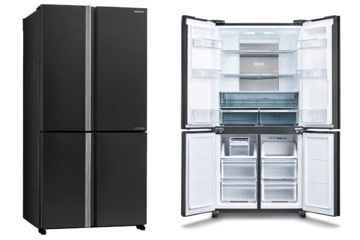 Tủ lạnh Sharp 4 cánh SJ-FX610V giảm giá tới 4 triệu đồng, dung tích 525 lít tiết kiệm điện