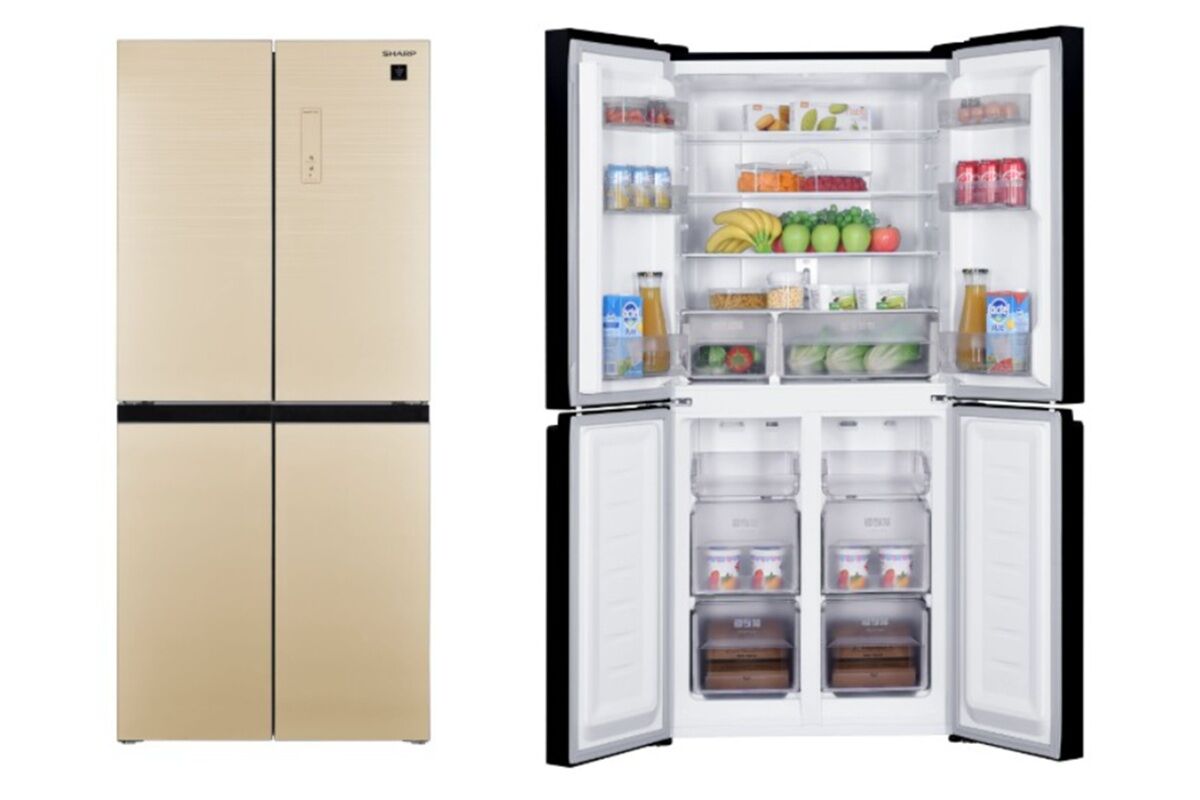 Tủ lạnh Sharp 4 cánh SJ-FXP510VG hạ giá tới 5 triệu đồng, "món hời" cho gia đình Việt
