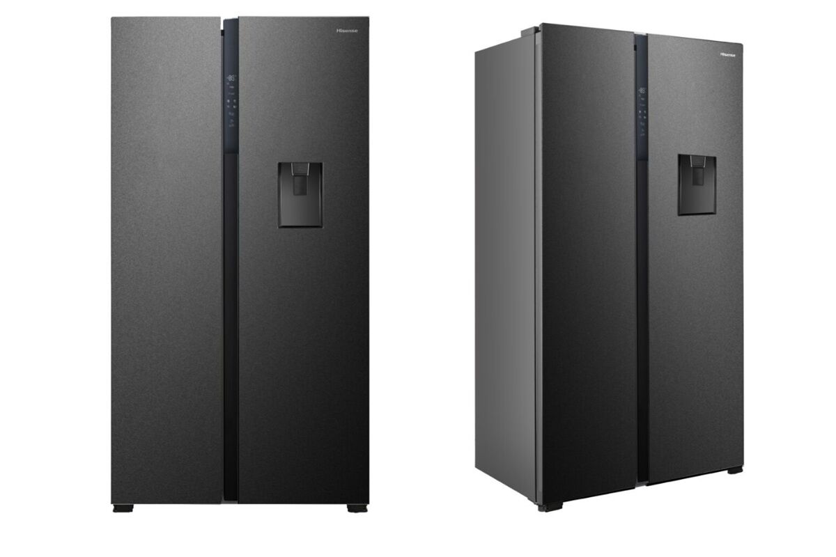 Tủ lạnh side by side 550 lít Hisense RS708N4EBND giảm giá 4 triệu, rất sang xịn lại tiết kiệm điện!