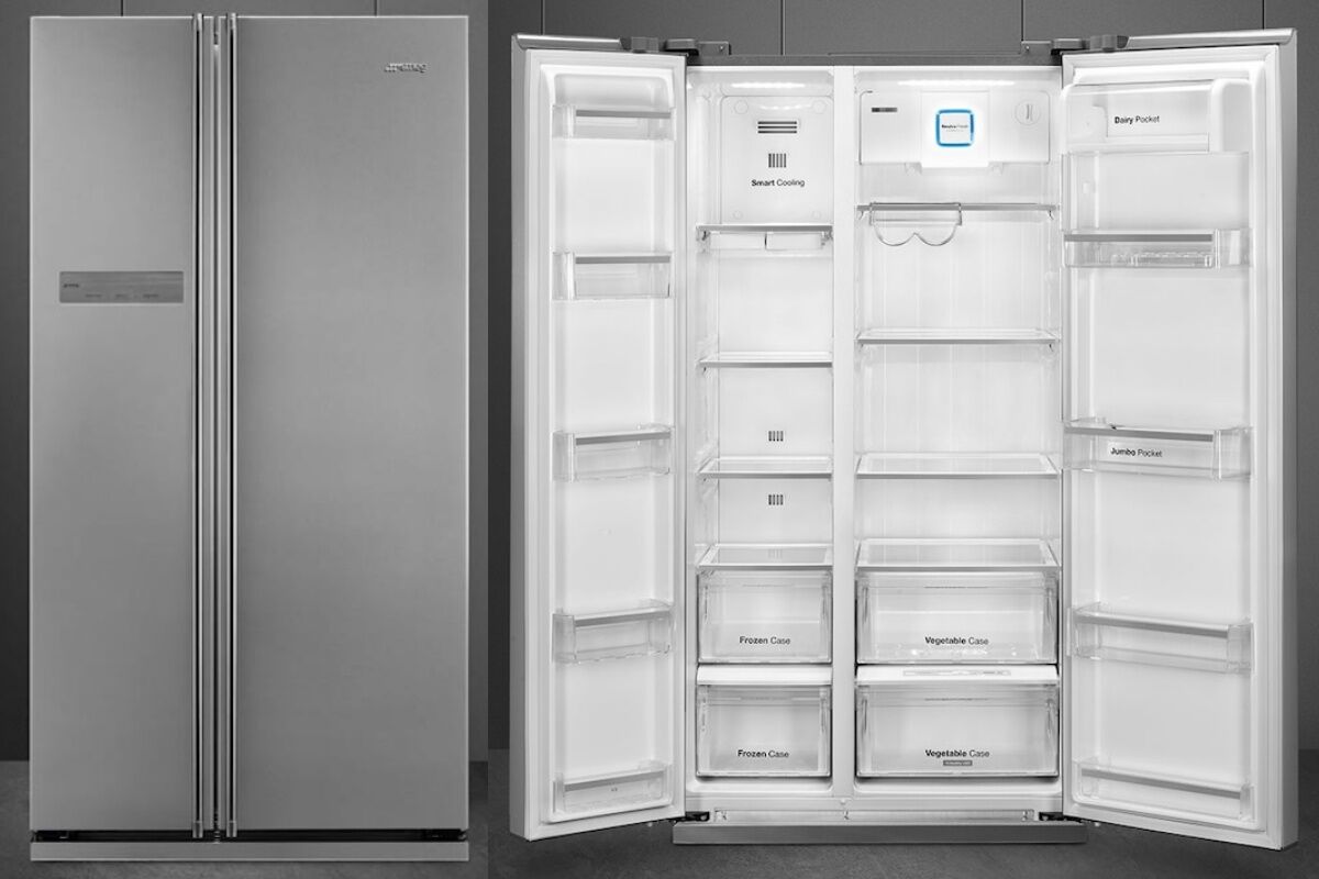 Tủ lạnh Smeg SBS660X 535.14.998 sự lựa chọn hoàn hảo cho gia đình Việt