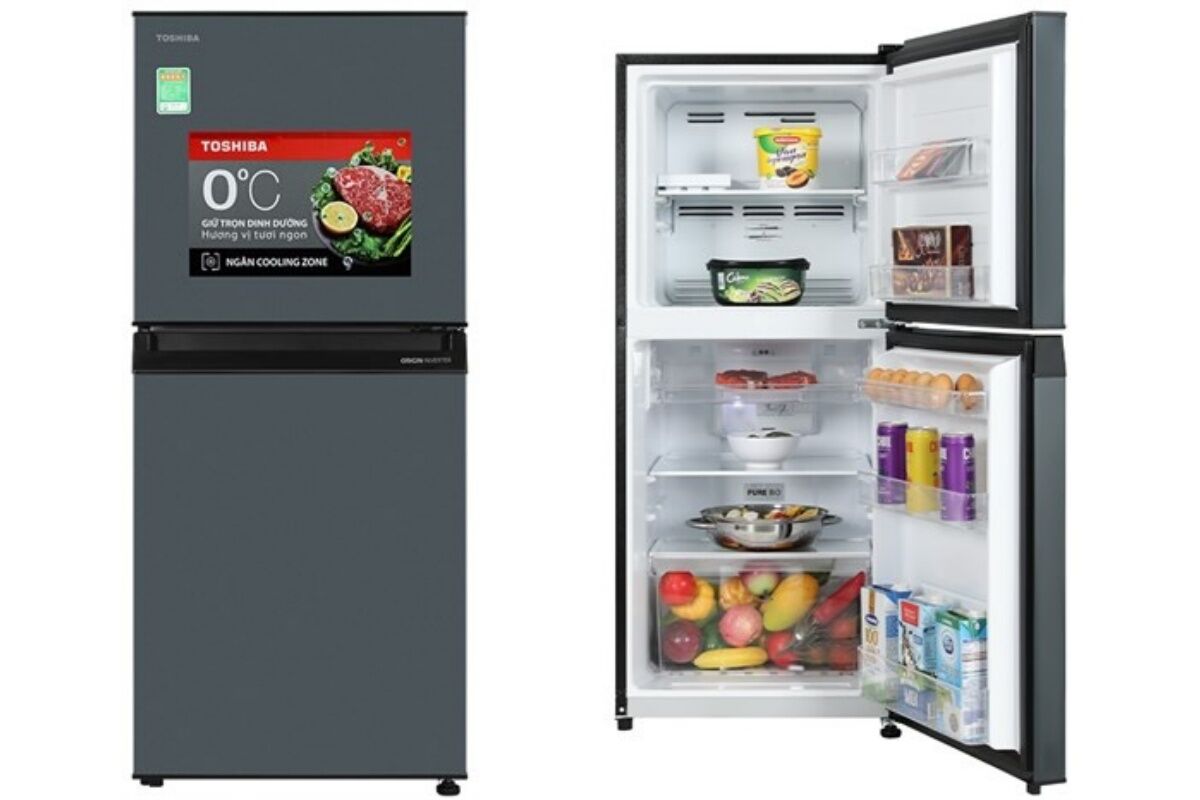 Tủ lạnh Toshiba Inverter 180 lít GR-RT234WE-PMV(52) thiết kế hiện đại, tính năng ưu việt