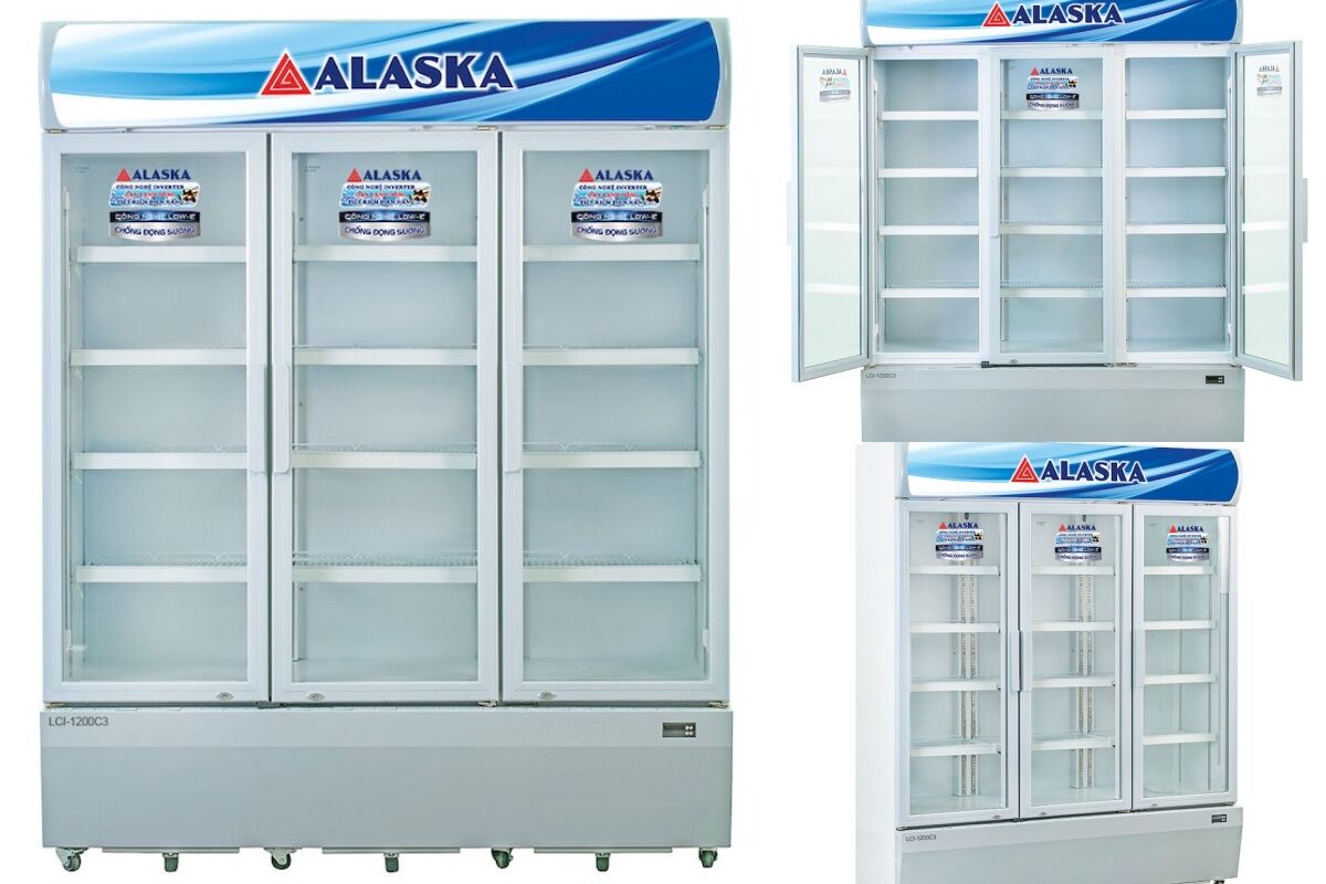 Tủ mát Alaska Inverter 3 cánh 1400 lít LCI-1200C3 đáng để mọi người lựa chọn