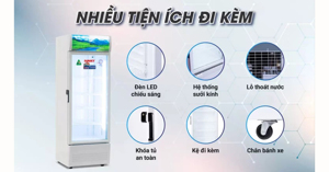 Tủ mát Sanaky Inverter 1 cánh 350 lít VH-3589K3 có tiết kiệm điện không?