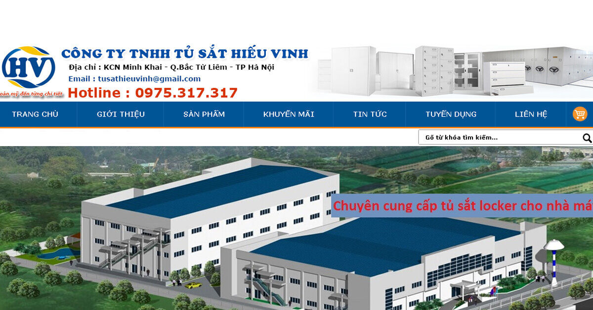 Tủ sắt Hiếu Vinh - Nhà sản xuất và cung cấp tủ sắt uy tín giá rẻ