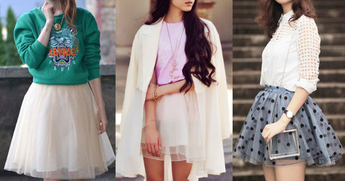 Tulle Skirt chiếc chân váy mà mọi cô gái đều nên sở hữu để mix cho những set đồ SANG CHẢNH