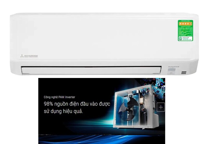 Điều hòa Mitsubishi Heavy 12000 BTU inverter SRK13YYP-W5 hàng Nhật, giá lại quá