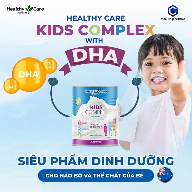 Review sữa Healthycare Úc kid complex