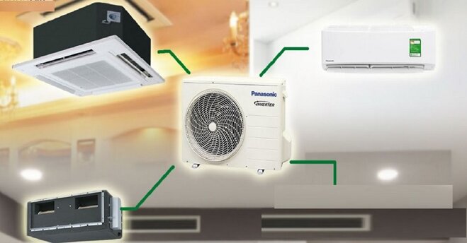 Lắp đặt điều hòa Multi Panasonic 9000BTU CS-MRZ25WKH-8 an toàn và đúng kỹ thuật