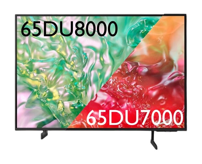 So sánh tivi 4K Samsung 65DU7000 và Samsung 65DU8000: Cùng phân khúc giá nhưng model nào tốt hơn?