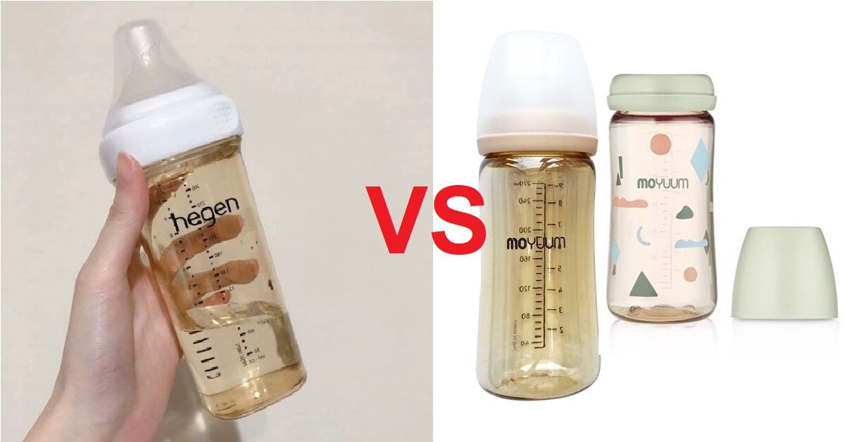 So sánh bình sữa Moyuum và Hegen cho bé - Kẻ tám lạng, người nửa cân nhưng không khó để lựa chọn được 