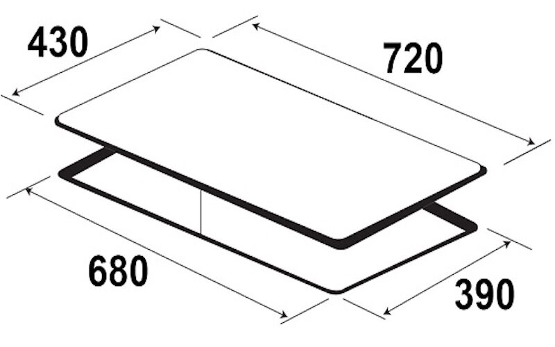 Bếp từ 2 vùng nấu Kaff KF-FL999II trái tim của căn bếp hiện đại