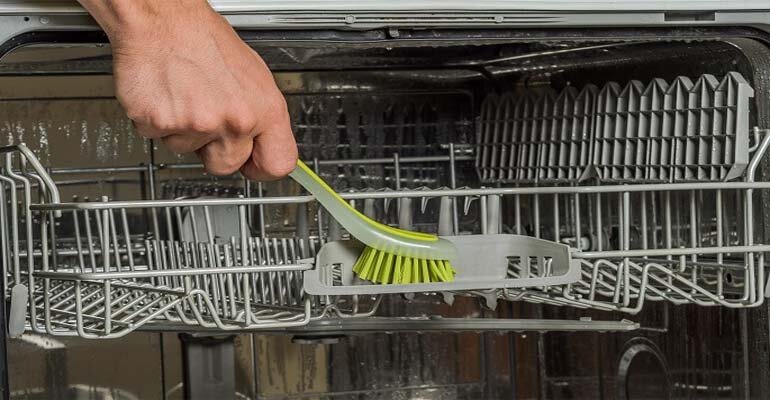 3 bước đơn giản làm sạch bộ lọc máy rửa bát ve sinh may rua bat 2