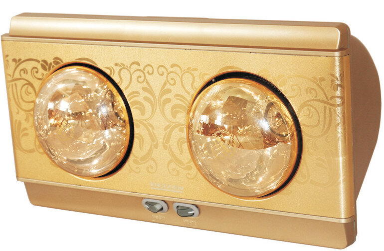 Đèn sưởi Heizen 2 bóng HE-2B (gold)