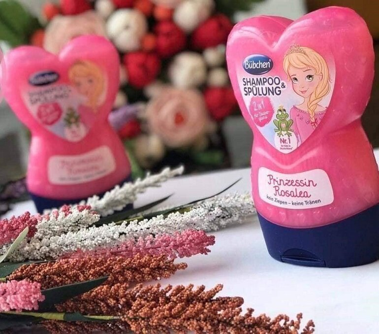 Dầu gội và xả 2 trong 1 Bubchen Rosalea