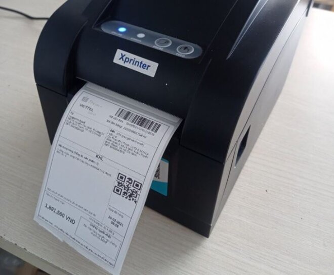 Máy in vận đơn Bluetooth Xprinter XP 350BM - Giá tham khảo: 1.800.000 vnđ