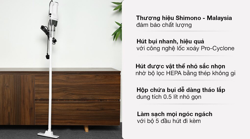 Máy hút bụi cầm tay Shimono SVC1015