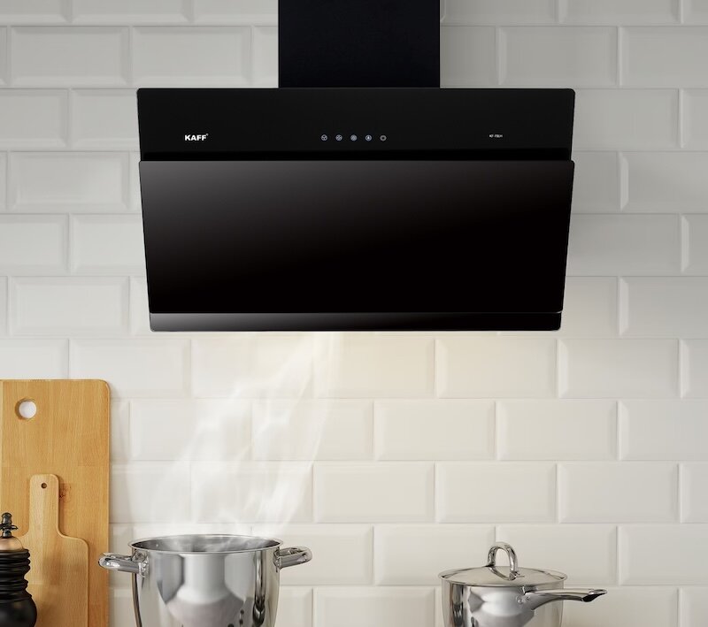 Máy hút mùi Kaff KF-70LH nghệ thuật thanh lọc không gian bếp hiện đại