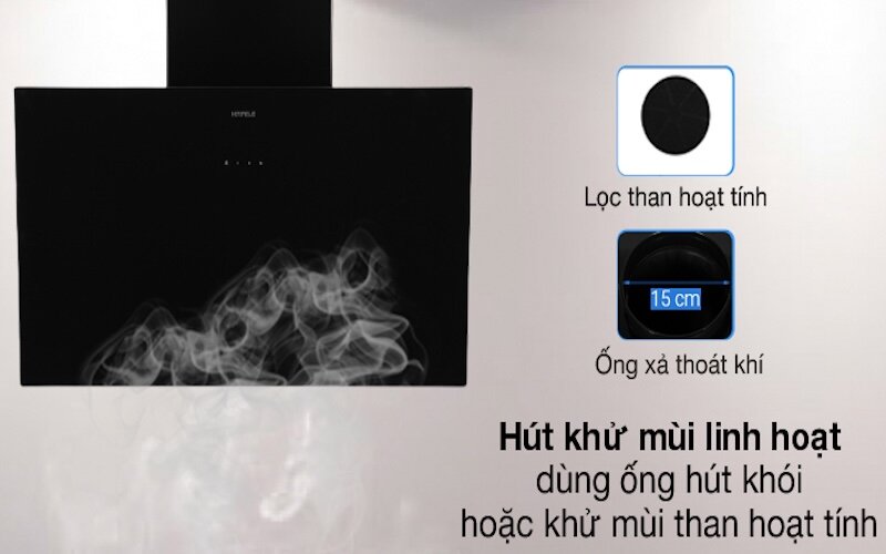 Máy hút mùi Hafele HH-WVG80E 533.86.018 80cm hút mùi hiệu quả