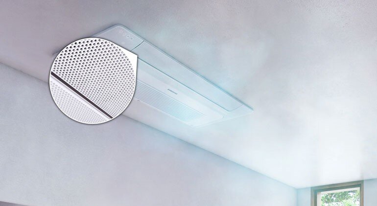 Dàn lạnh điều hòa Multi AJ035TN1DKH/EA trang bị tính năng Wind-free giúp duy trì nhiệt độ lý tưởng